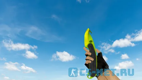 Модель ножа «Gut Knife Hecklux Lime» для CS 1.6