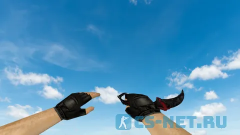 Модель ножа «Karambit Red Khokhloma» для CS 1.6 (скрин 2)
