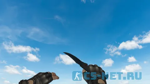 Модель ножа «Фальшион | Ночь» для CS 1.6 (скрин 3)