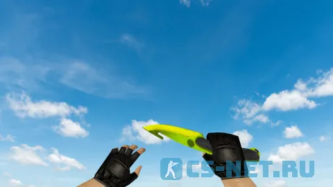 Модель ножа «Gut Knife Hecklux Lime» для CS 1.6 (скрин 3)