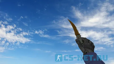 Модель ножа «Flip Knife Golden» для CS 1.6