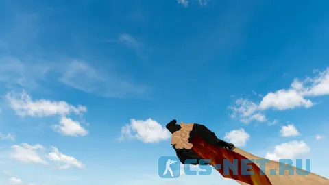 Модель ножа «Bowie Knife | Пламя» для CS 1.6