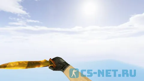 Модель ножа «Gold dangerous» для CS 1.6 (скрин 3)