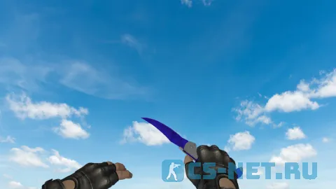 Модель ножа «Falchion Sapphire» для CS 1.6 (скрин 3)