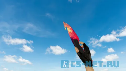 Модель ножа «Gut Knife Neon Impulse» для CS 1.6 (скрин 2)