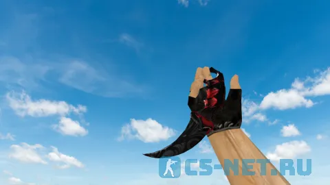 Модель ножа «Karambit Red Khokhloma» для CS 1.6