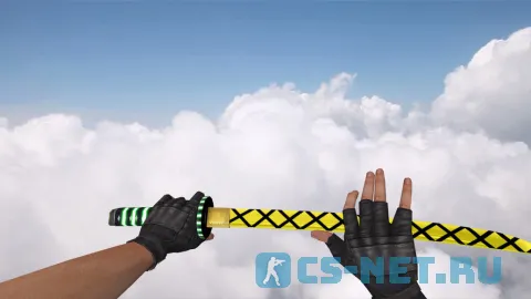 Модель ножа «Katana Gold» для CS 1.6 (скрин 2)