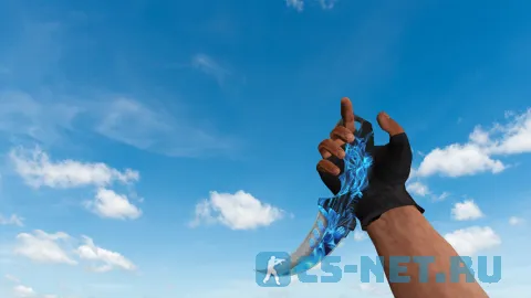 Модель ножа «Karambit Blue Flame» для CS 1.6