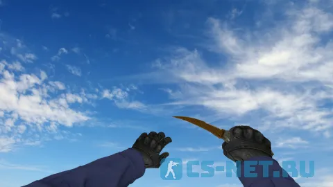 Модель ножа «Flip Knife Golden» для CS 1.6 (скрин 3)