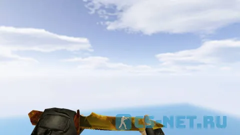 Модель ножа «Gold dangerous» для CS 1.6 (скрин 2)