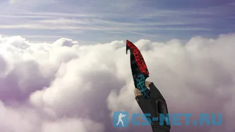 Модель ножа «Gut Knife Calligraffiti» для CS 1.6 (скрин 2)