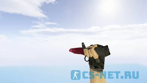 Модель «Штык-нож М9 | Гамма Допплер: Рубин» для CS 1.6 (скрин 4)