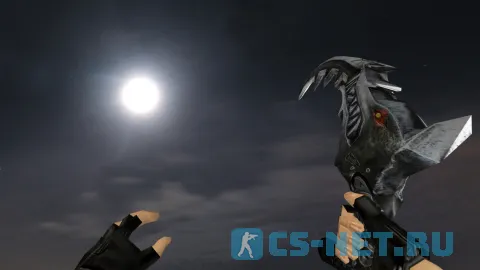 Модель ножа «Blackshot Wolf Fang» для CS 1.6