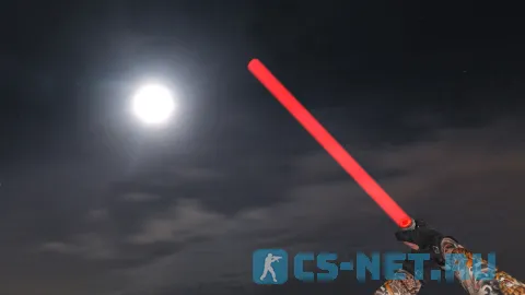 Модель ножа «Red Lightsaber» для CS 1.6