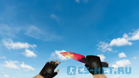 Модель ножа «Gut Knife Neon Impulse» для CS 1.6 (скрин 3)