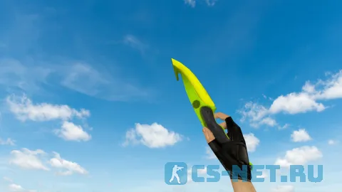 Модель ножа «Gut Knife Hecklux Lime» для CS 1.6 (скрин 2)