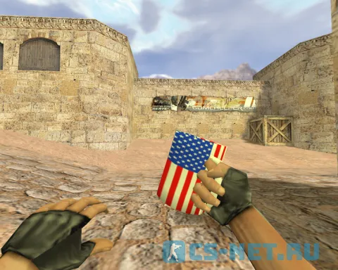 Модель ножа «Кружка США» для CS 1.6