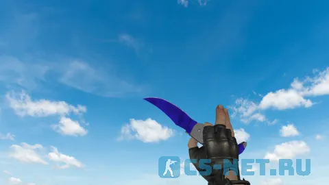Модель ножа «Falchion Sapphire» для CS 1.6 (скрин 2)