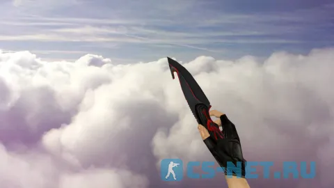 Модель ножа «Gut Knife Cyber Red» для CS 1.6 (скрин 2)
