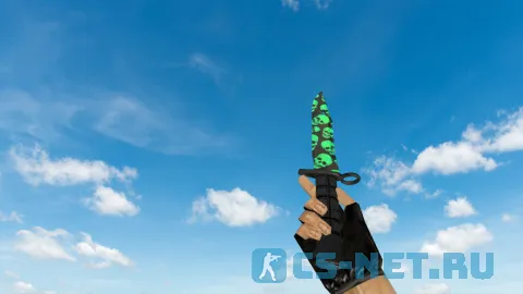 Модель штык-ножа «M9 Bayonet Skull Pattern» для CS 1.6