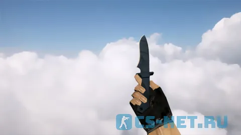 Модель «Классический нож | Вороненая сталь» для CS 1.6