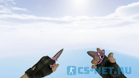 Модель «Тычковые ножи | Ультрафиолет» для CS 1.6 (скрин 4)