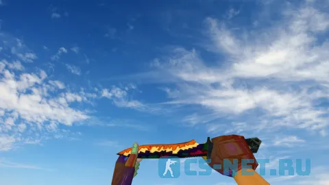 Модель ножа «The Error Rainbow Knife» для CS 1.6 (скрин 2)