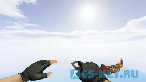 Модель ножа «Керамбит | Autumn Explosion» для CS 1.6 (скрин 4)