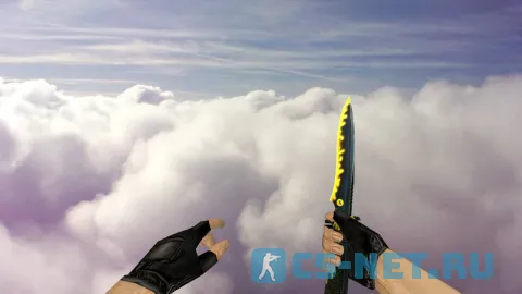 Модель ножа «Default Knife Yellow-Hand» для CS 1.6
