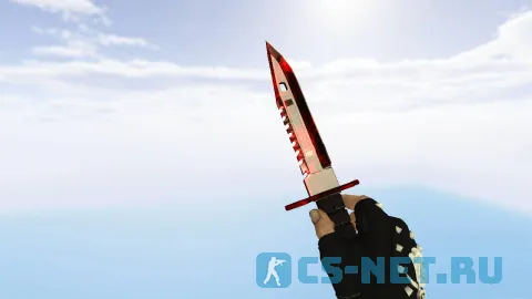 Модель «Штык-нож М9 | Gamma Doppler Red» для CS 1.6