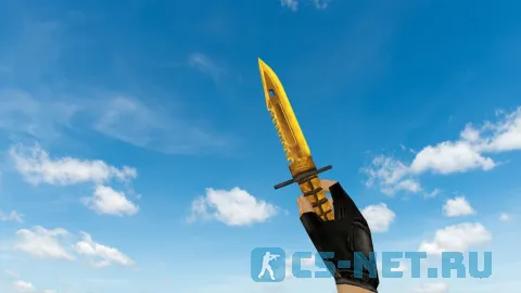 Модель ножа «M9 Bayonet Fine Gold» для CS 1.6 (скрин 2)