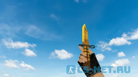 Модель ножа «M9 Bayonet Fine Gold» для CS 1.6