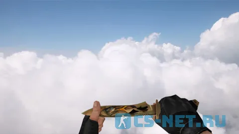 Модель ножа «Золотой дракон» для CS 1.6 (скрин 2)