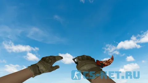 Модель ножа «Karambit Autumn Explosion» для CS 1.6 (скрин 2)