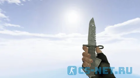 Модель «Штык-нож М9 | Дамасская сталь 2» для CS 1.6 (скрин 3)
