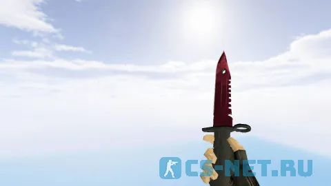 Модель «Штык-нож М9 | Гамма Допплер: Рубин» для CS 1.6 (скрин 3)