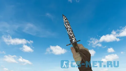 Модель «Штык-нож M9 | Пустынный повстанец» для CS 1.6 (скрин 2)