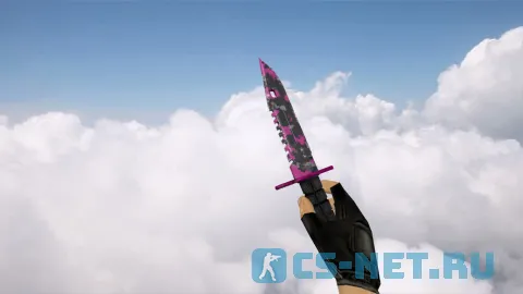 Модель «Штык-нож M9 | Пиксельный камуфляж "Розовый"» для CS 1.6 (скрин 2)