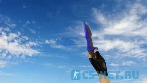 Модель ножа «Huntsman Knife Automatic Blue» для CS 1.6 (скрин 2)