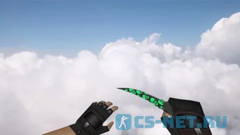 Модель ножа «Flip Knife Skull Pattern» для CS 1.6 (скрин 3)