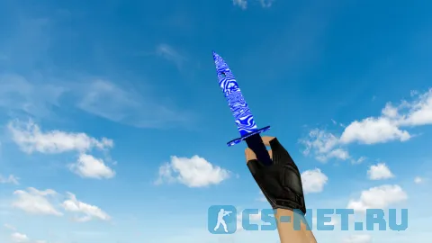 Модель «Штык-нож M9 «Дамасская сталь» Blue» для CS 1.6 (скрин 2)