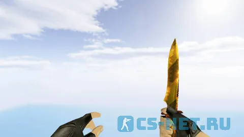 Модель ножа «Gold dangerous» для CS 1.6