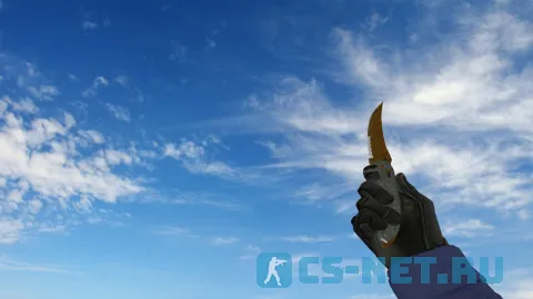 Модель ножа «Flip Knife Golden» для CS 1.6 (скрин 2)