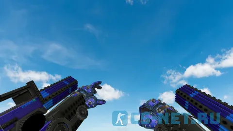 Модель ножа «Papin Darkblue Lego» для CS 1.6