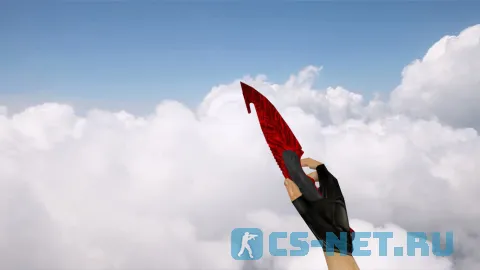 Модель ножа «Gut Knife Ruby Red» для CS 1.6 (скрин 2)