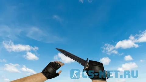 Модель «Штык-нож M9 «Черный глянец» v2» для CS 1.6 (скрин 3)