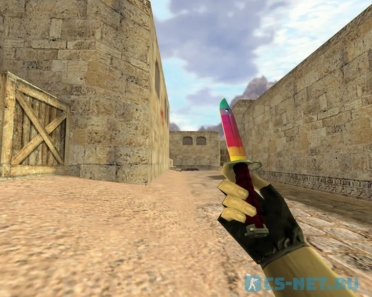 Модель «Штык-нож Радуга» для CS 1.6