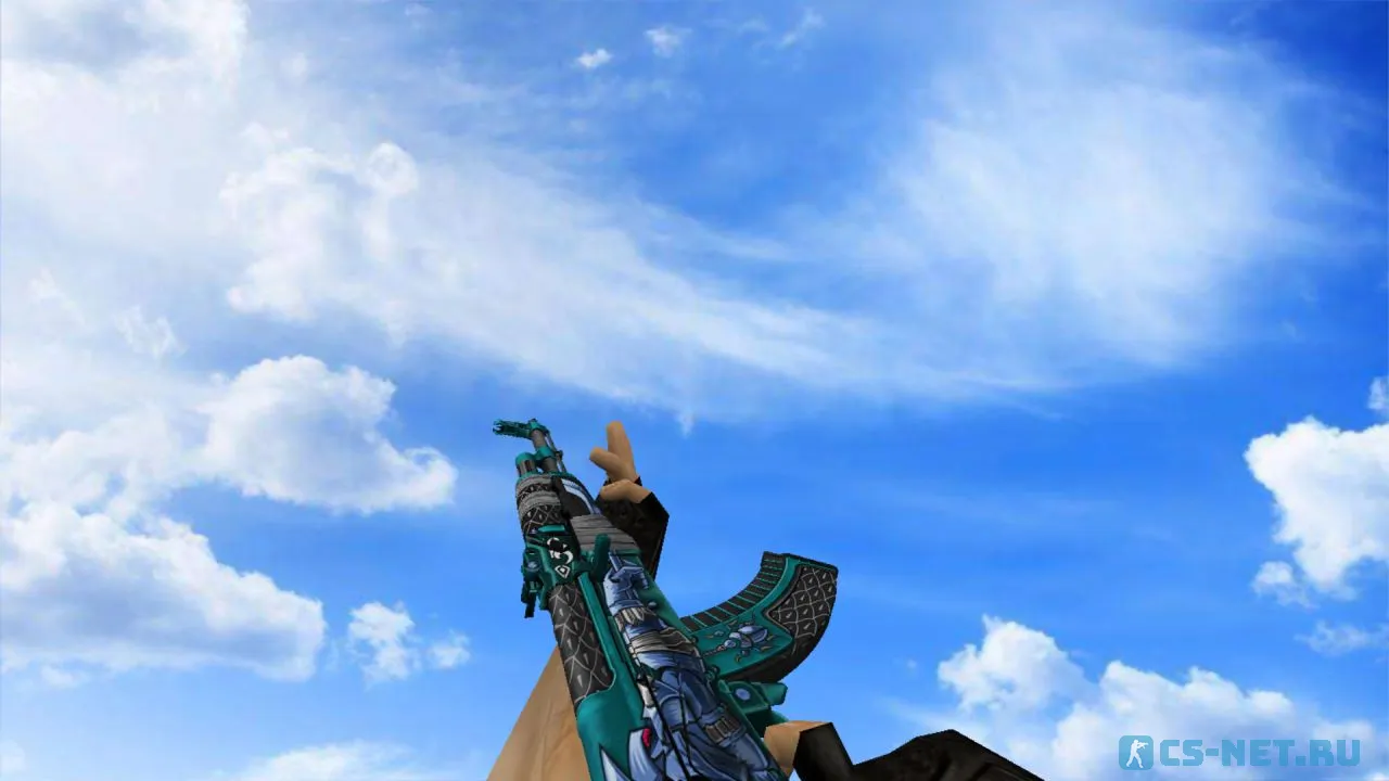 Модель «АК-47 | Anubis Blue» для CS 1.6  (скрин 3)