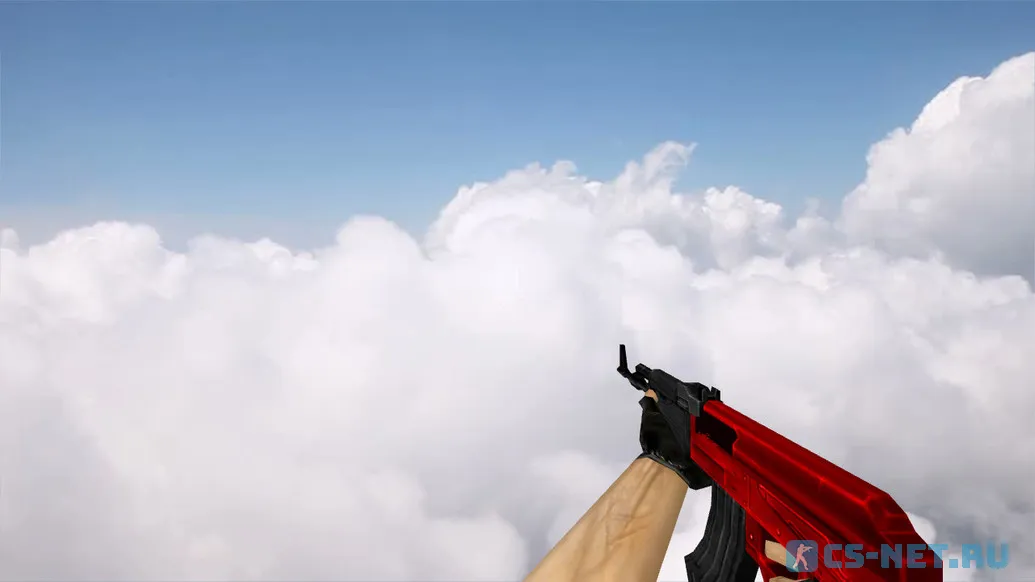 Модель «Default AK-47 Ultimate Red» для CS 1.6