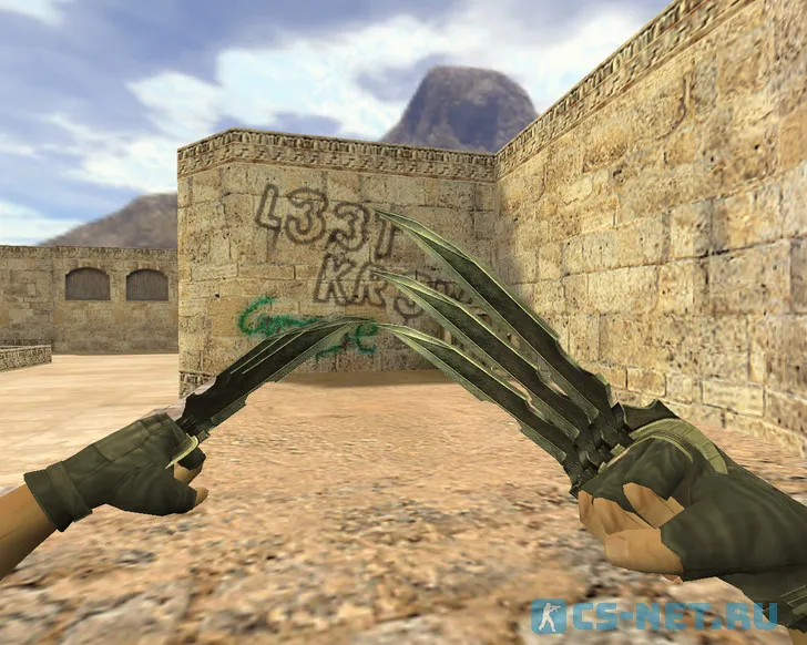 Модель ножа «Катар Когти» для CS 1.6